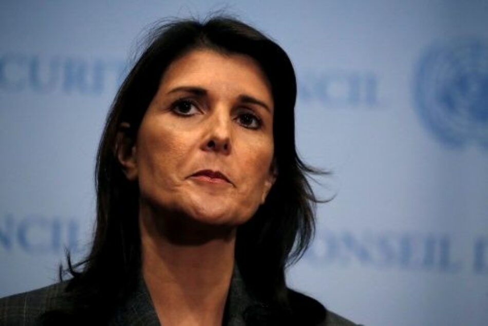 Renuncia Nikki Haley como embajadora de EE.UU. en la ONU