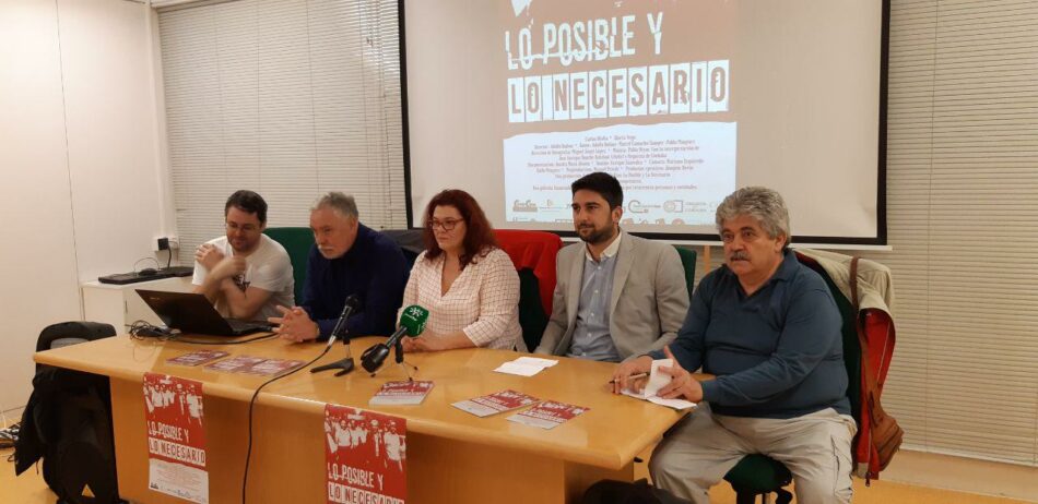 Presentación en Sevilla de la película “lo posible y lo necesario” un documental sobre Marcelino Camacho