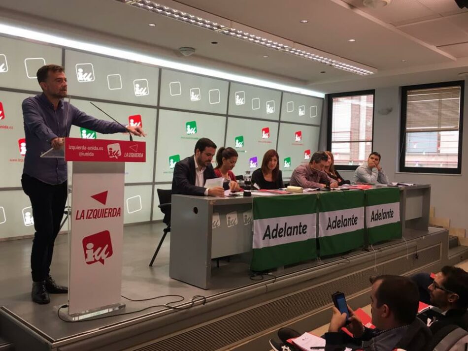 Maíllo: “Adelante Andalucía va a defender la redistribución de la riqueza y nuestros derechos frente a los que creen que nuestra tierra es su cortijo»