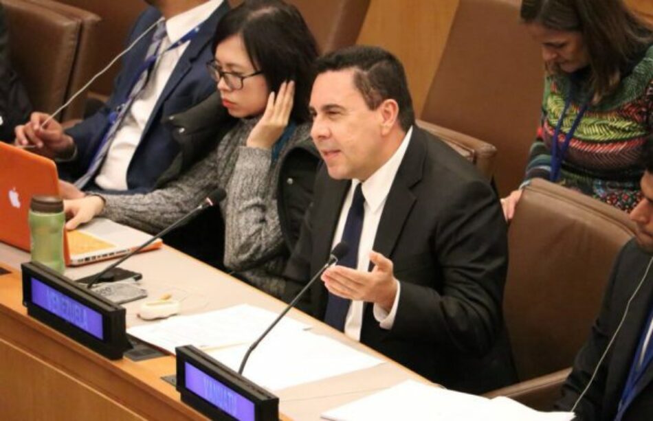 Venezuela rechaza las medidas coercitivas unilaterales impuestas al país en la ONU