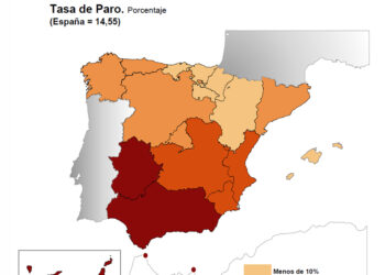 El paro baja este trimestre en 164 mil personas según la EPA, dejando la tasa en el 14,55 % de la población activa