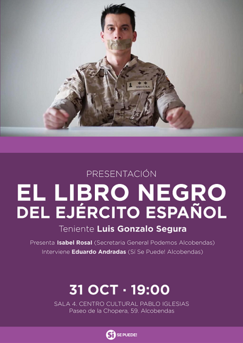 Se presenta en Alcobendas «El libro negro del Ejército español»