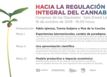 Unidos Podemos prepara una ley para la regulación integral del Cannabis siguiendo el modelo de Canadá