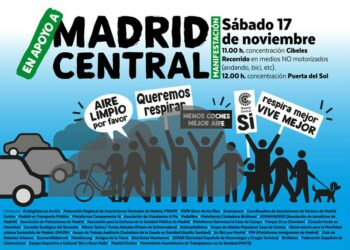 Manifestación en apoyo de Madrid Central