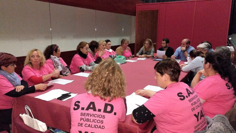 IU Sevilla reclama que se reconozcan las enfermedades laborales a las trabajadoras de ayuda a domicilio