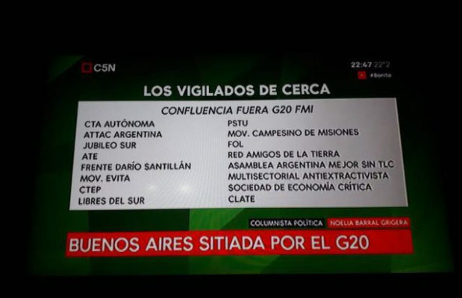 Denunciamos el ciber-espionaje del gobierno hacia el movimiento popular argentino. ¡Espiar es ilegal!