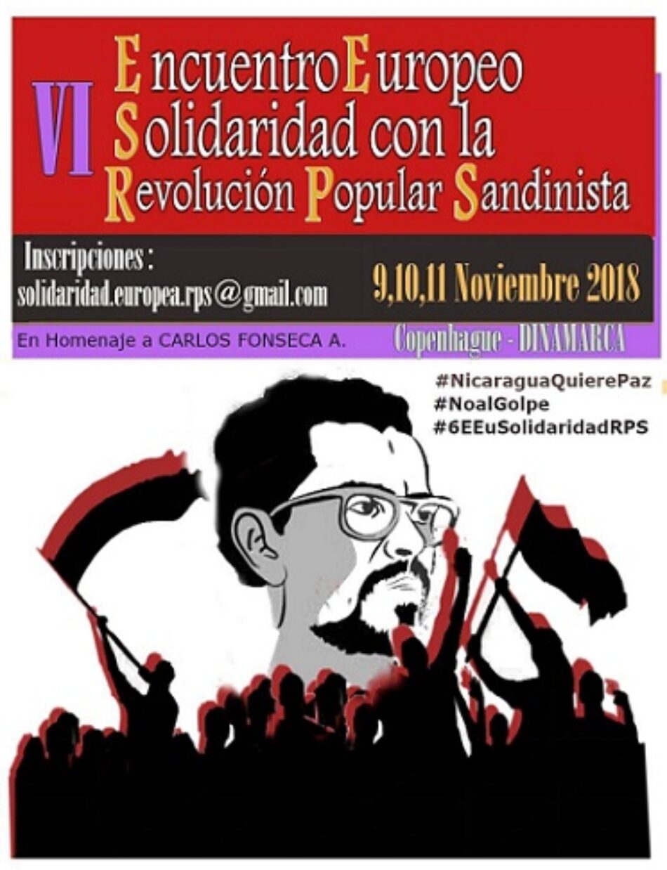 Declaración final del VI Encuentro Europeo de Solidaridad con la Revolución Popular Sandinista