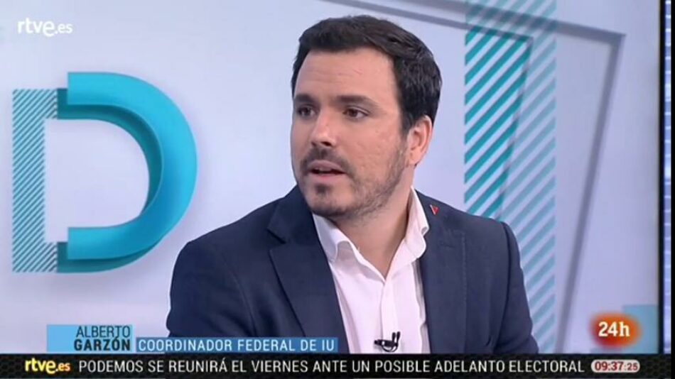 Alberto Garzón apunta que la renuncia de Marchena a presidir el CGPJ va ligada a la filtración de los wasap del hombre de Casado en el Senado sobre que el PP controla ‘desde atrás’ el Supremo