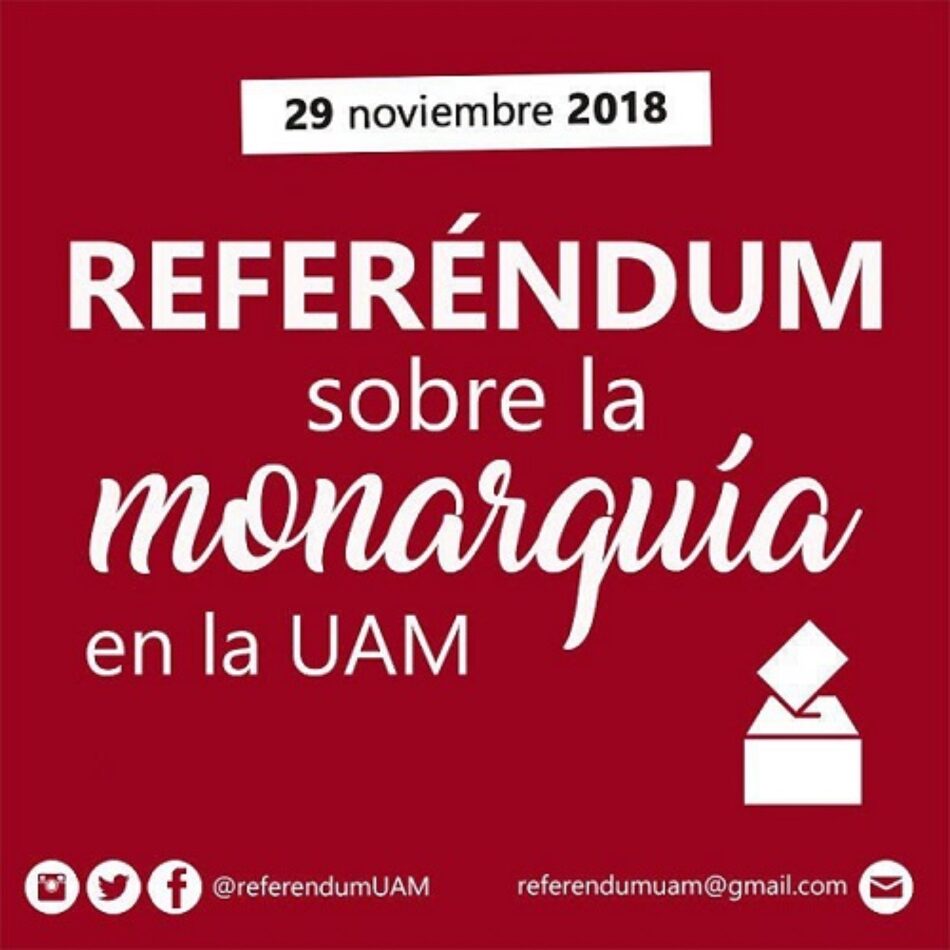 Presentació Referèndum sobre la monarquia UB, UPF i UPC