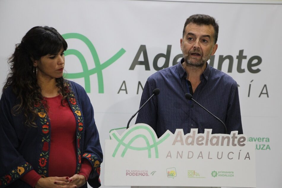 Adelante Andalucía presenta su programa de gobierno para los dos primeros años de legislatura