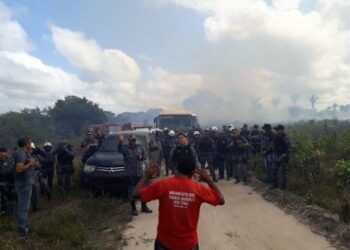 Policía militar de Brasil ejecuta desalojos de familias en territorios ocupados durante años