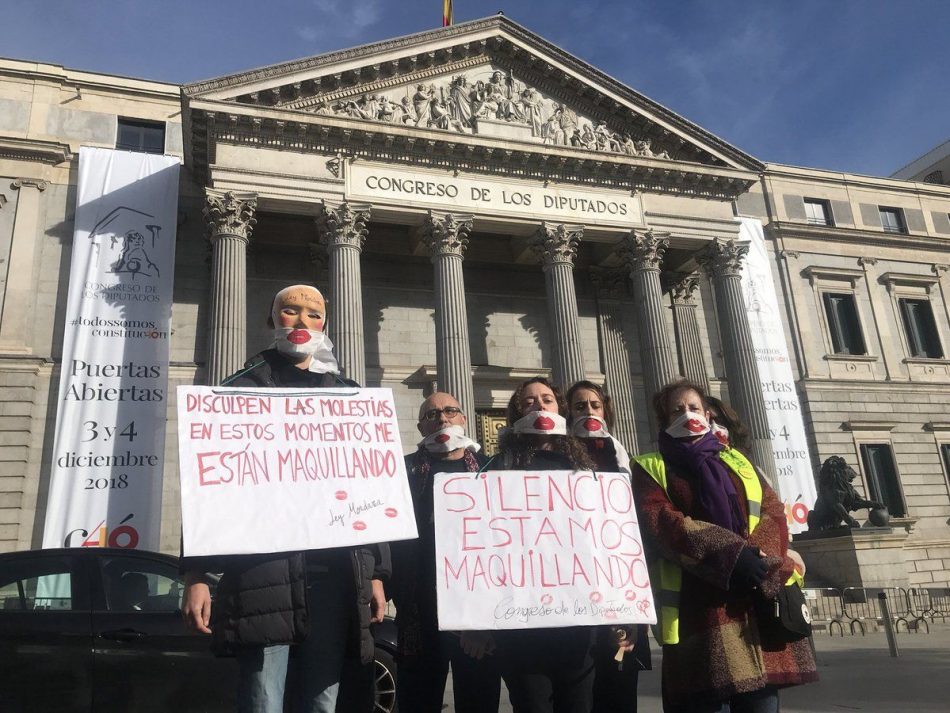 No Somos Delito exige frente al Congreso que la Comisión de Interior no maquille una nueva Ley Mordaza