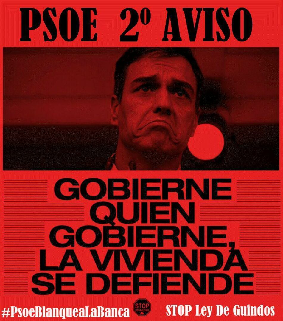 A los responsables federales de vivienda, economía y justicia del PSOE