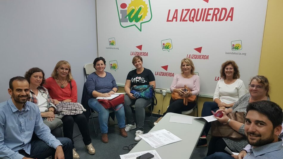 El PCA muestra su apoyo a la Plataforma de Ayuda a Domicilio en Sevilla