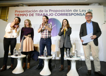 Unidos Podemos presenta una ley histórica para una nueva organización del tiempo en el trabajo compatible con los cuidados y la vida