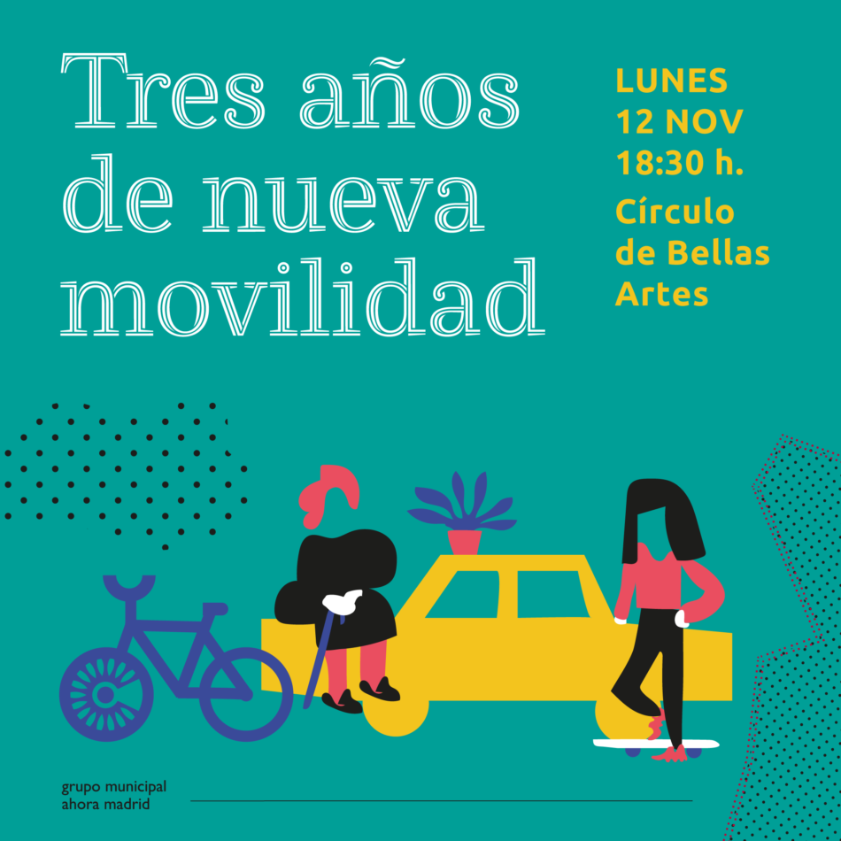 Los ayuntamientos de Madrid, Zaragoza y Barcelona debatirán experiencias: «Tres años de nueva movilidad»