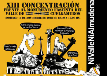 La CNT se suma a la XIII Concentración Frente al Monumento Fascista del Valle de los Caídos del 18 de noviembre