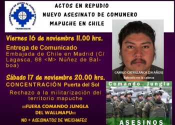 Organizaciones Sociales: Indignación por muerte de Camilo Catrillanca y demandan desmilitarizar Wallmapu