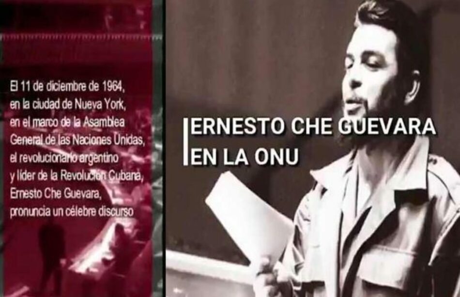 Evo Morales rememoró discurso histórico del Comandante Che Guevara ante la ONU