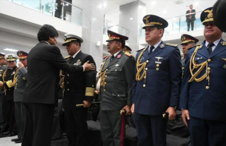 Bolivia. Morales: Oposición quiere someter Fuerzas Armadas a EEUU