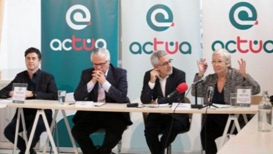 Izquierda Unida pide a sus afiliados/as que participan en ‘Actúa’ que aclaren si apoyarán candidaturas que compitan electoralmente con IU