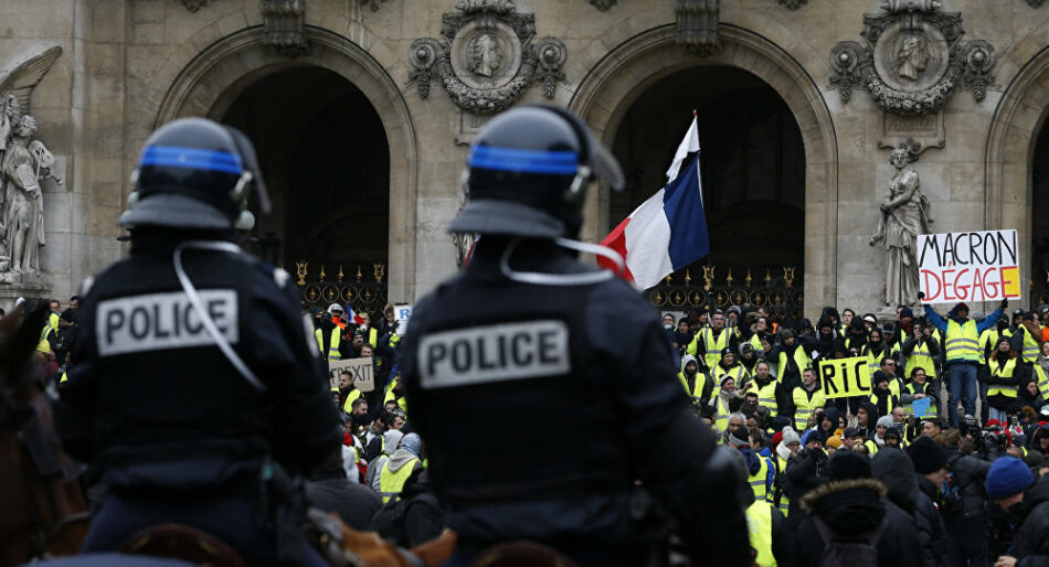 Sexto sábado de movilización de los chalecos amarillos en Francia