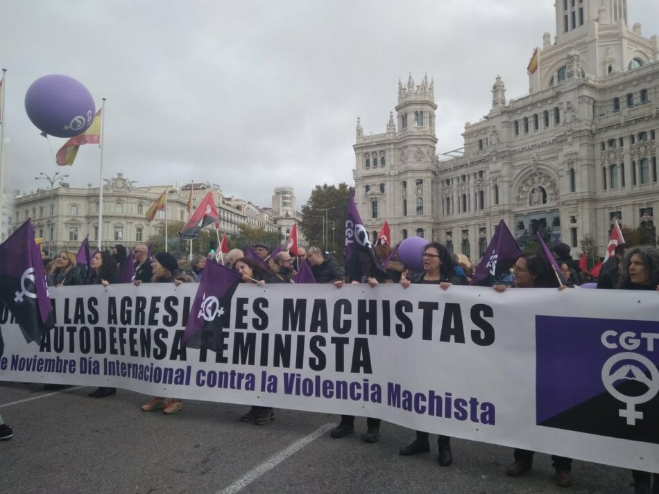 CGT llama a erradicar las violencias machistas tras los últimos casos de maltrato y asesinato de mujeres