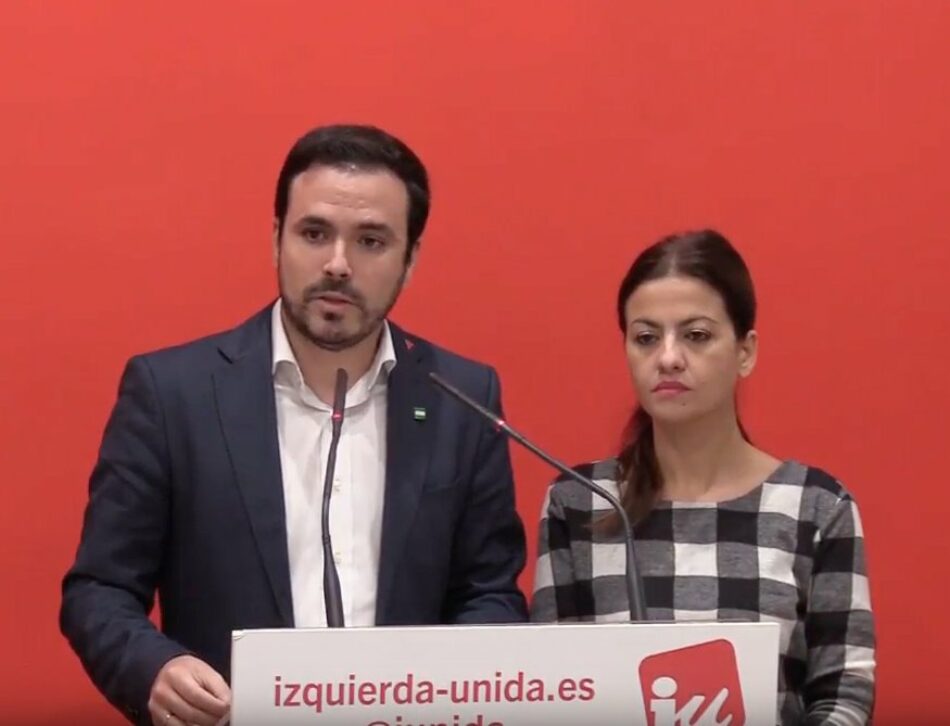 Alberto Garzón llama a toda la sociedad organizada a formar una “alianza democrática” que supere la “ola reaccionaria” que amenaza las “conquistas sociales, laborales y democráticas”