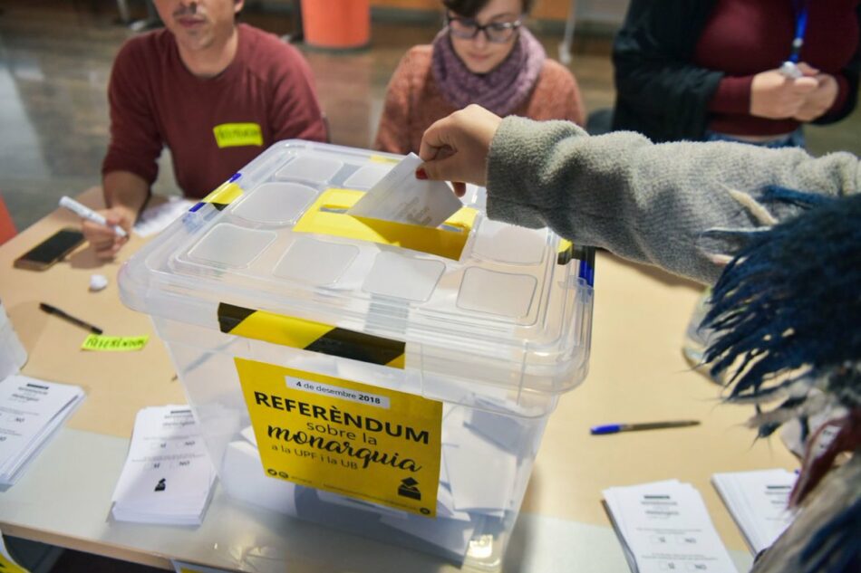 Referèndum Monarquia UB i UPF – Horaris – Punts de votació – Resultats