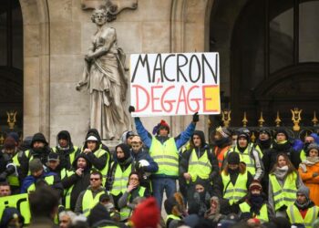 Quinta movilización de los chalecos amarillos en Francia