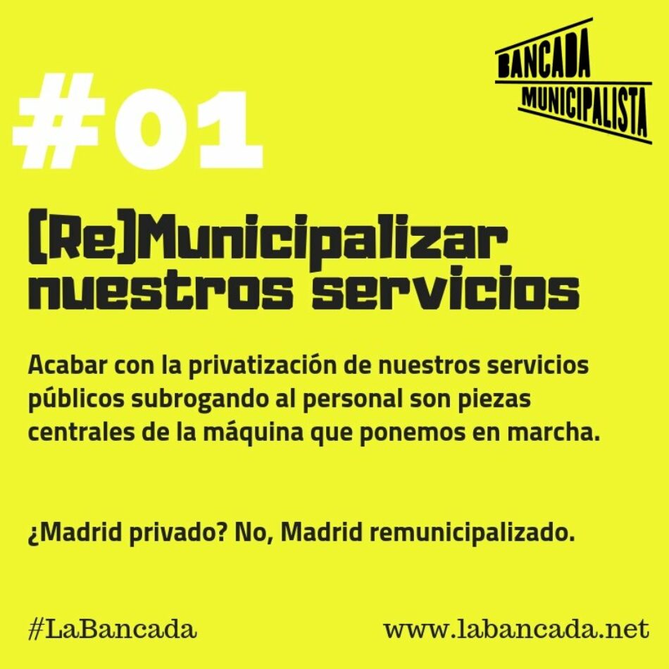 Más de trescientas personas firman un llamamiento a favor de un proyecto municipalista y de base para Madrid