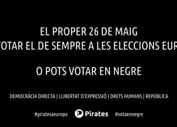 Pirates de Catalunya anuncia su intención de presentarse a las elecciones europeas de mayo de 2019