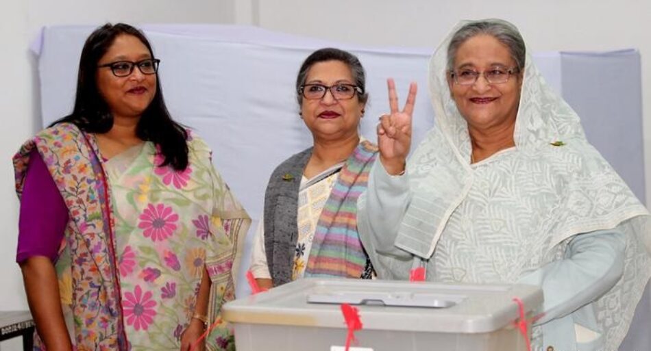 La Liga Awami se proclama vencedora en las elecciones de Bangladesh tras un recuento calificado como farsa