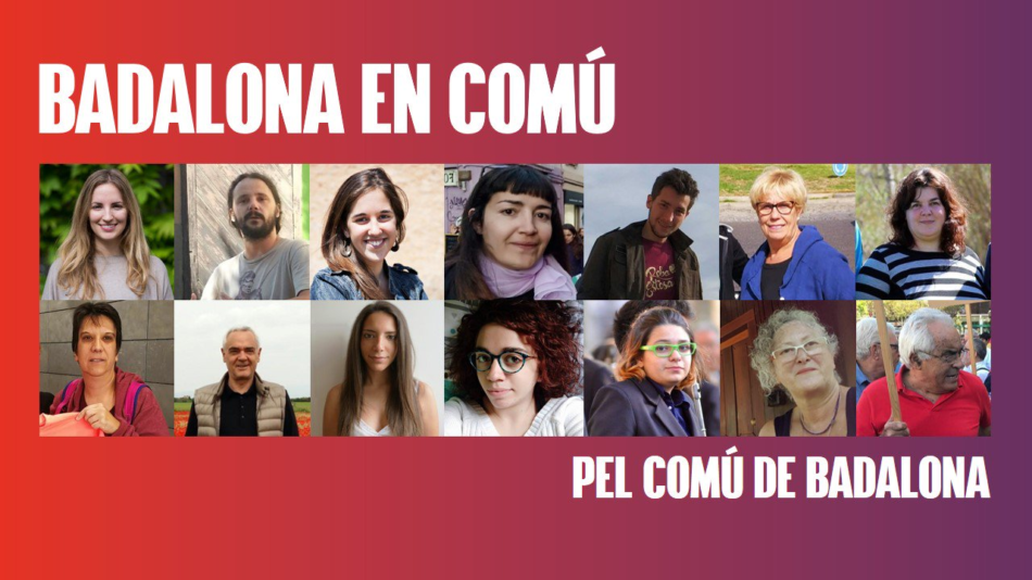 La candidatura “Badalona En Comú” es presenta a les primàries del Comú de Badalona