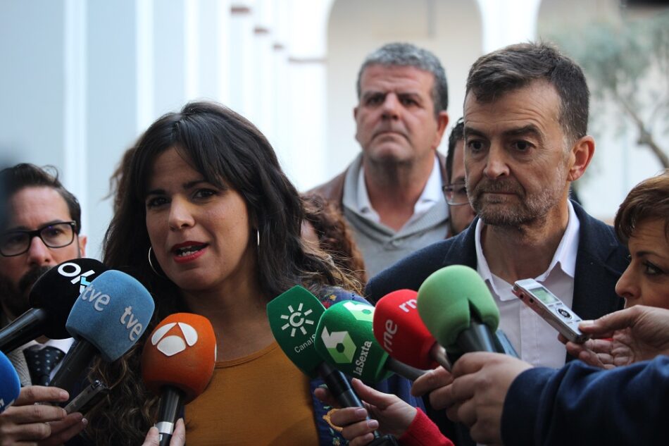 Adelante Andalucía estará “frente a las derechas y la extrema derecha” en las votaciones a la Mesa del Parlamento andaluz