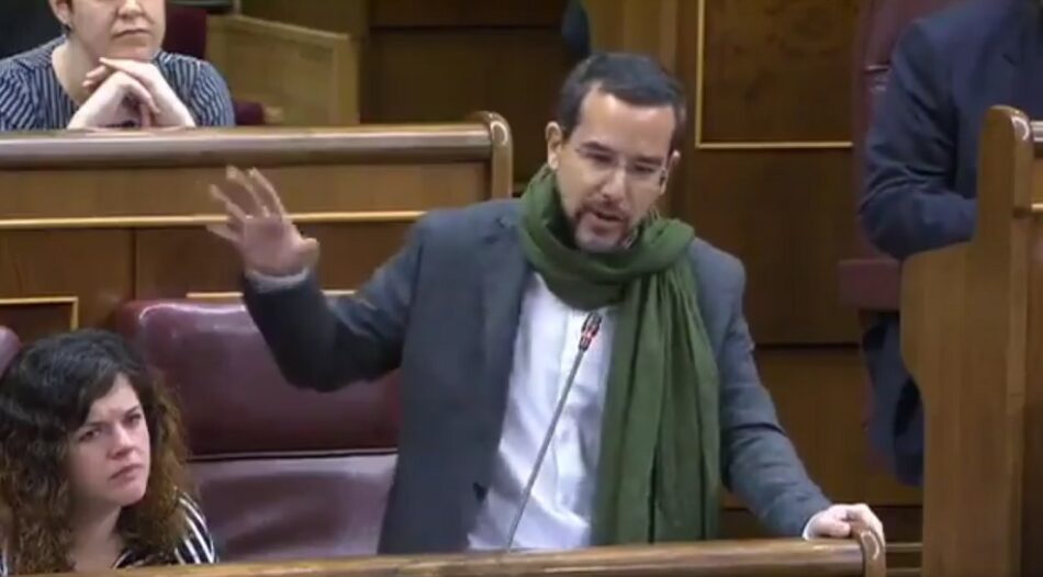 El diputado de Unidos Podemos Sergio Pascual acusa a Borrell de hacer lobby a favor de Marruecos