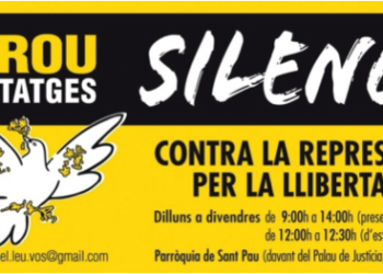Una representación del colectivo “Silenci” viene a Madrid para entregar una carta al juez del Tribunal Supremo Don Pablo Llarena