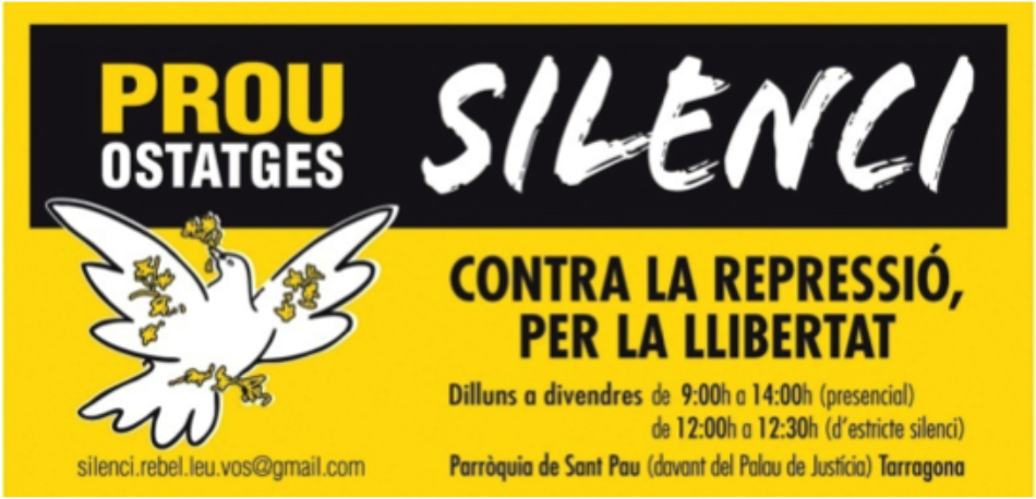 Una representación del colectivo “Silenci” viene a Madrid para entregar una carta al juez del Tribunal Supremo Don Pablo Llarena