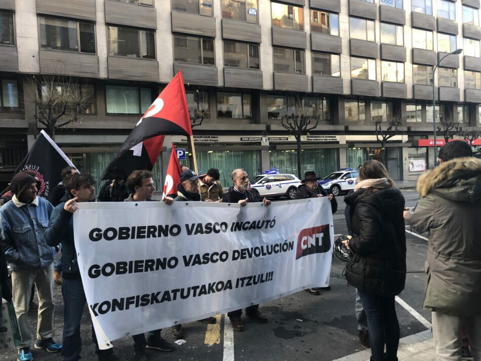 CNT exige al Gobierno Vasco que cumpla en materia de Memoria Histórica