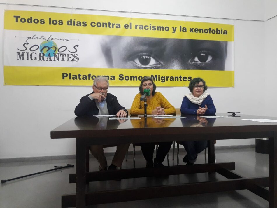 La Plataforma ‘Somos Migrantes’ convoca una manifestación por los derechos de las personas migrantes