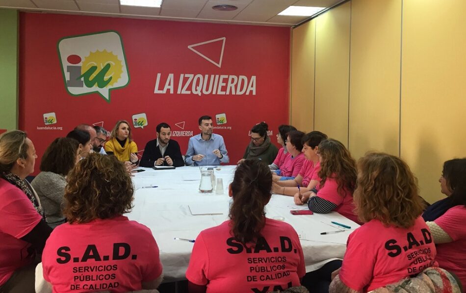 IU Sevilla lamenta que el alcalde Espadas dé la espalda a las  trabajadoras de Ayuda a Domicilio