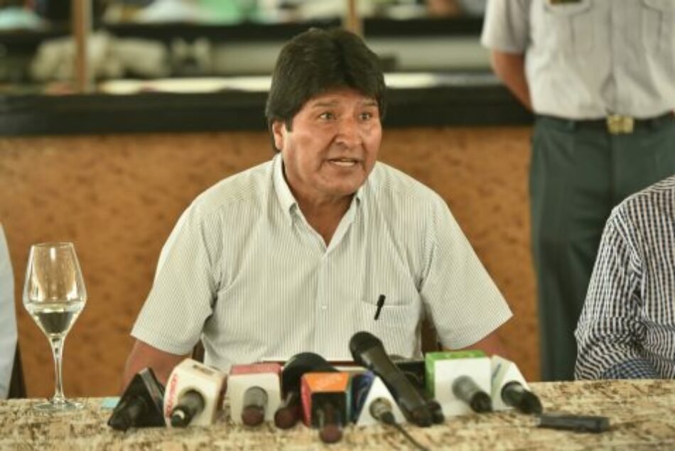 Evo Morales condenó nuevas sanciones económicas de EEUU a Venezuela