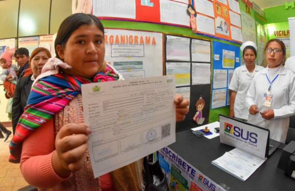 Bolivia cumplirá con una de las metas de la ONU y la OMS con la implementación del Sistema Único de Salud
