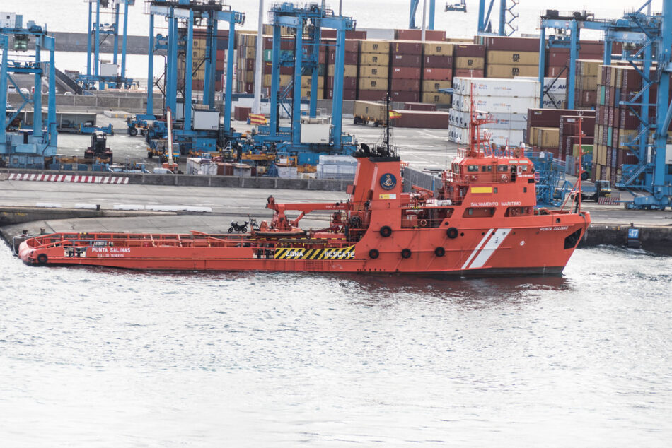CGT denuncia la retirada del Punta Salinas de Canarias, un buque imprescindible en las labores de rescate y lucha contra la contaminación de la zona SAR más grande del Estado español