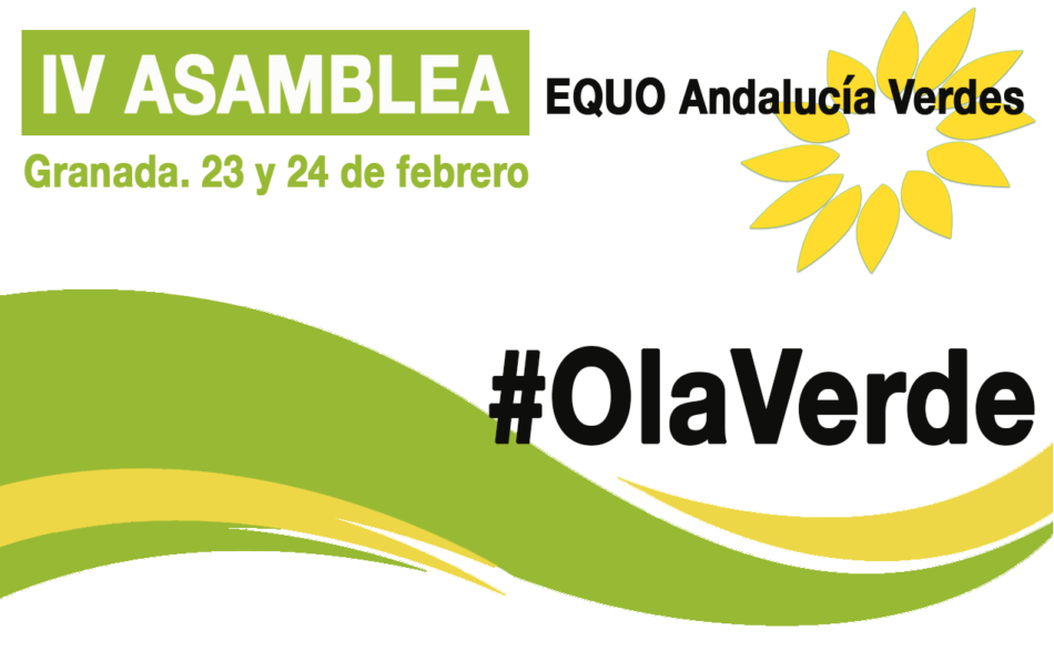 EQUO Andalucía Verdes celebrará su IV Asamblea los próximos 23 y 24 de febrero