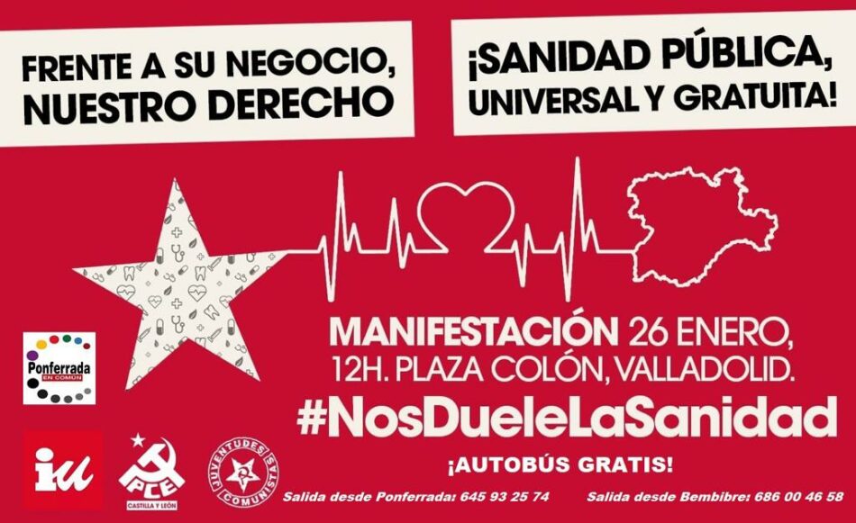 Campaña: “Frente a su negocio, Nuestro Derecho: ¡Sanidad Pública, Universal y Gratuita!”