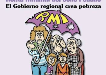 #EsPobreza: colectivos sociales se manifiestan contra el maltrato institucional a las familias demandantes de la renta mínima