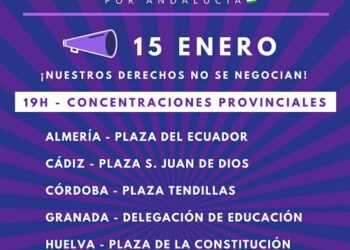 Podemos Andalucía se suma a las manifestaciones convocadas por el movimiento feminista el 15 de enero