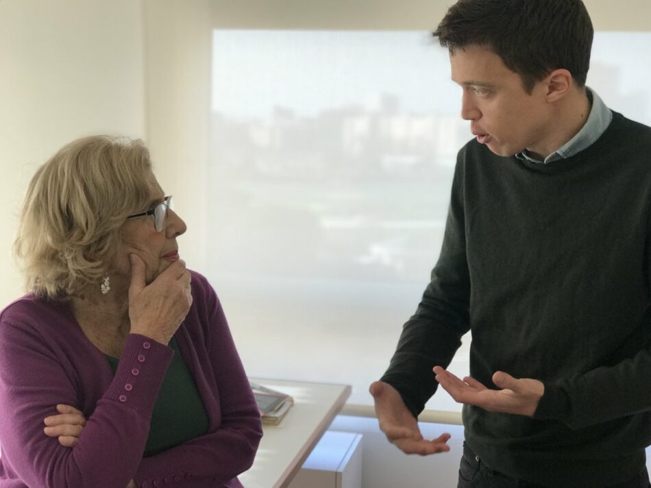 Carta de Manuela Carmena e Íñigo Errejón