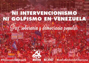 Condenamos el intento de golpe de estado en Venezuela y apoyamos a Maduro y a su gobierno. ¡No pasarán!